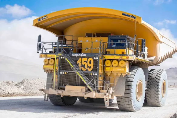 Komatsu 980E is a mining monster with a 400-ton payload.