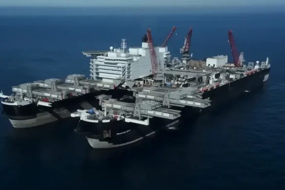 Pioneering Spirit: World’s Biggest Ship Lifts Oil Rigs