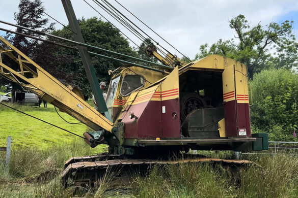 Ruston-Bucyrus RB22 Dragline Is Rescued After 10 Years